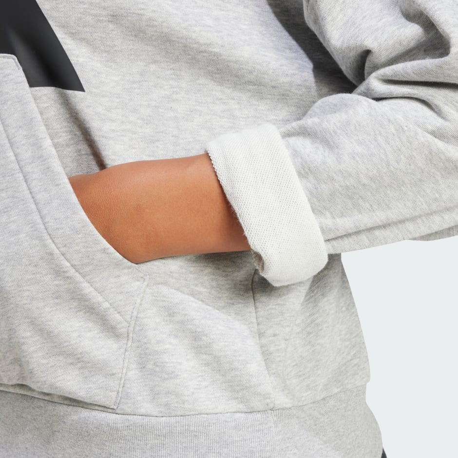 Buzo con capucha Essentials Big Logo French Terry Loose