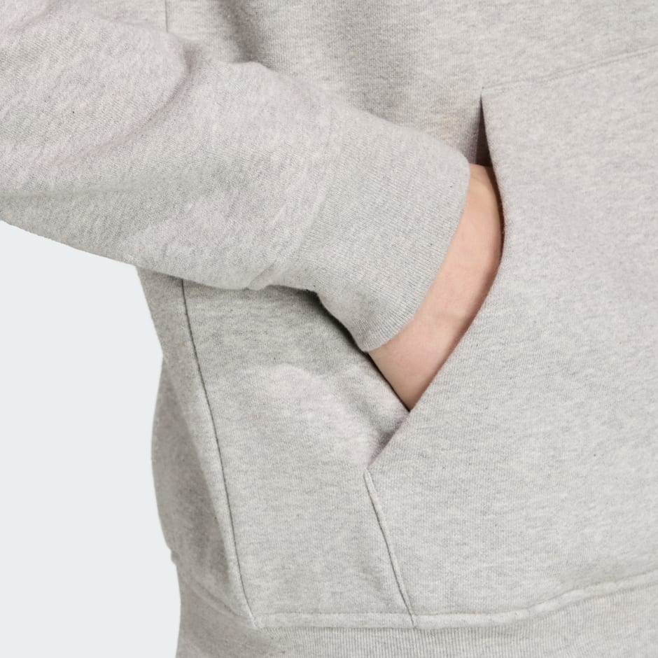 Hanorac cu fermoar lung Trefoil Essentials