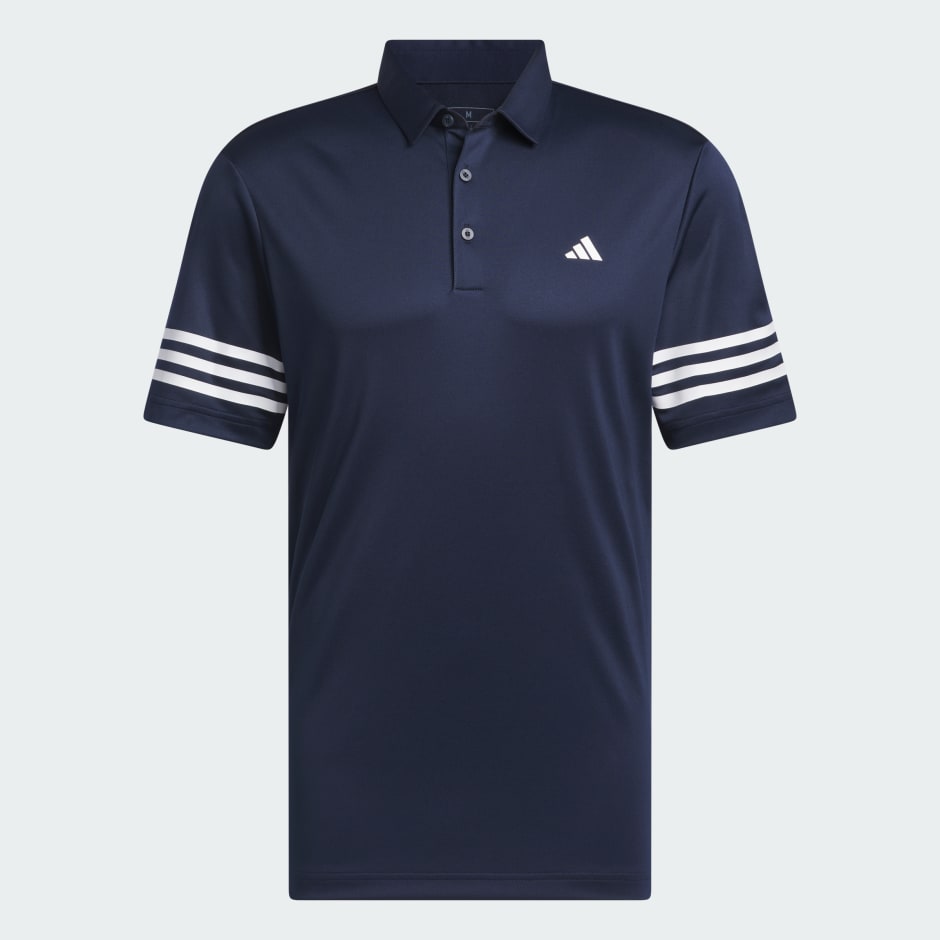 Clothing - 3-Stripes Polo Shirt - Blue | adidas South Africa