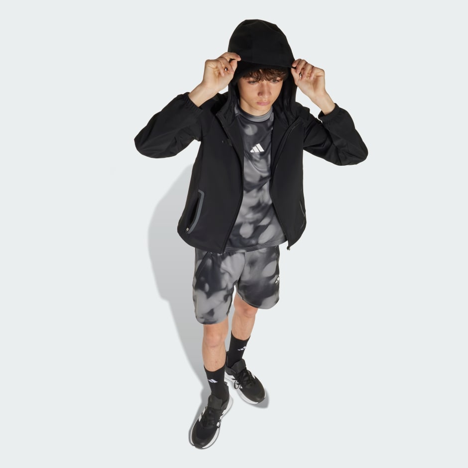 Tricou de antrenament cu imprimeu grafic integral