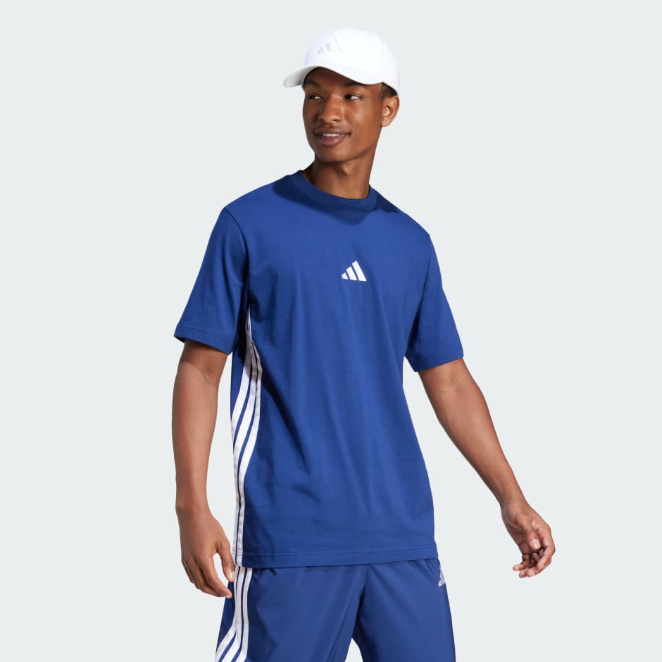 تيشيرت Essentials 3-Stripes Single Jersey