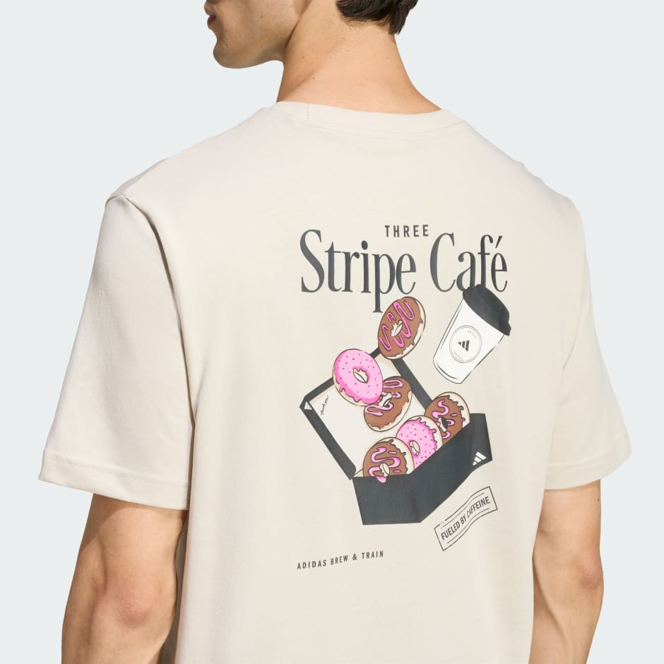 COFFEE CAFE DONUT BOX GRAPHIC T-SHIRT