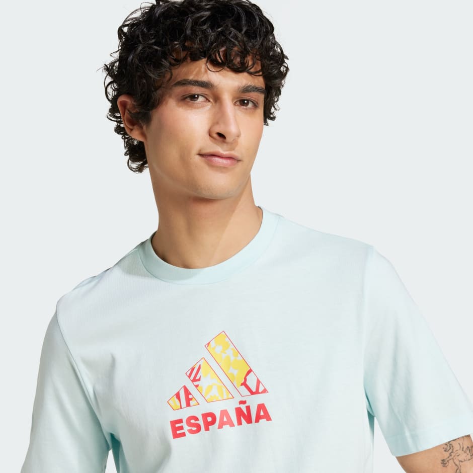 Tricou cu imprimeu al suporterilor fotbalului spaniol