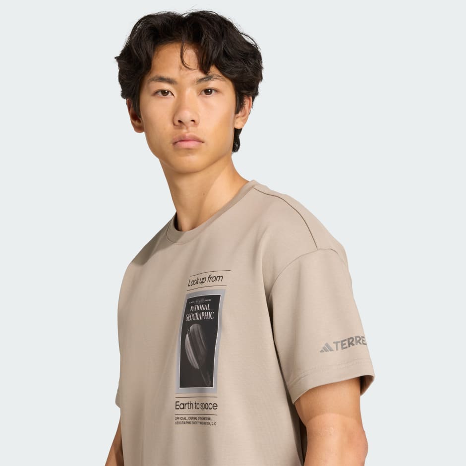 adidas National Geographic UF AEROREADY 圖案 T 恤