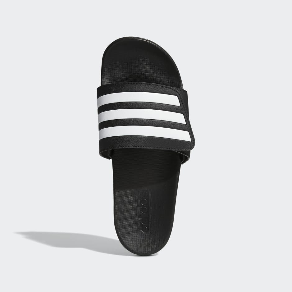 adidas Adilette Comfort Adjustable Bandage Slides - Black | adidas UAE