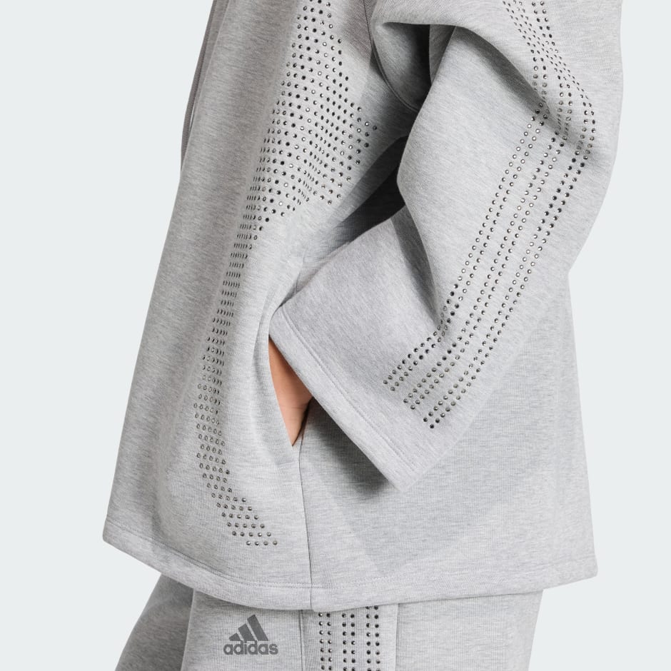 TEAMGEIST RHINESTONE TRACK TOP