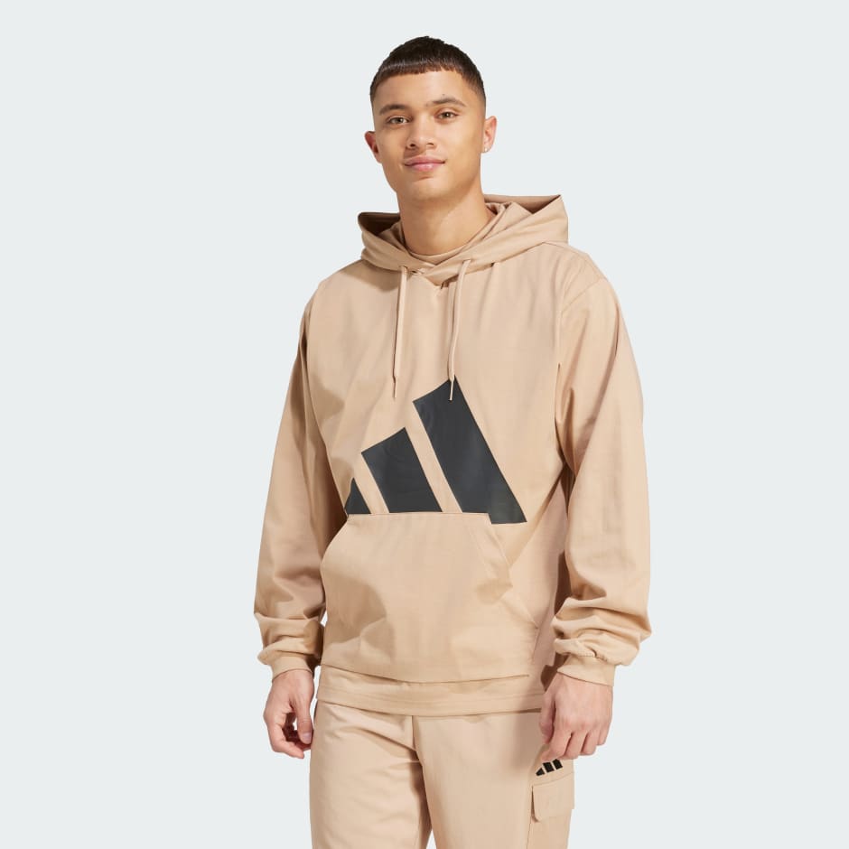 Essentials Big Logo Single Jersey Hoodie