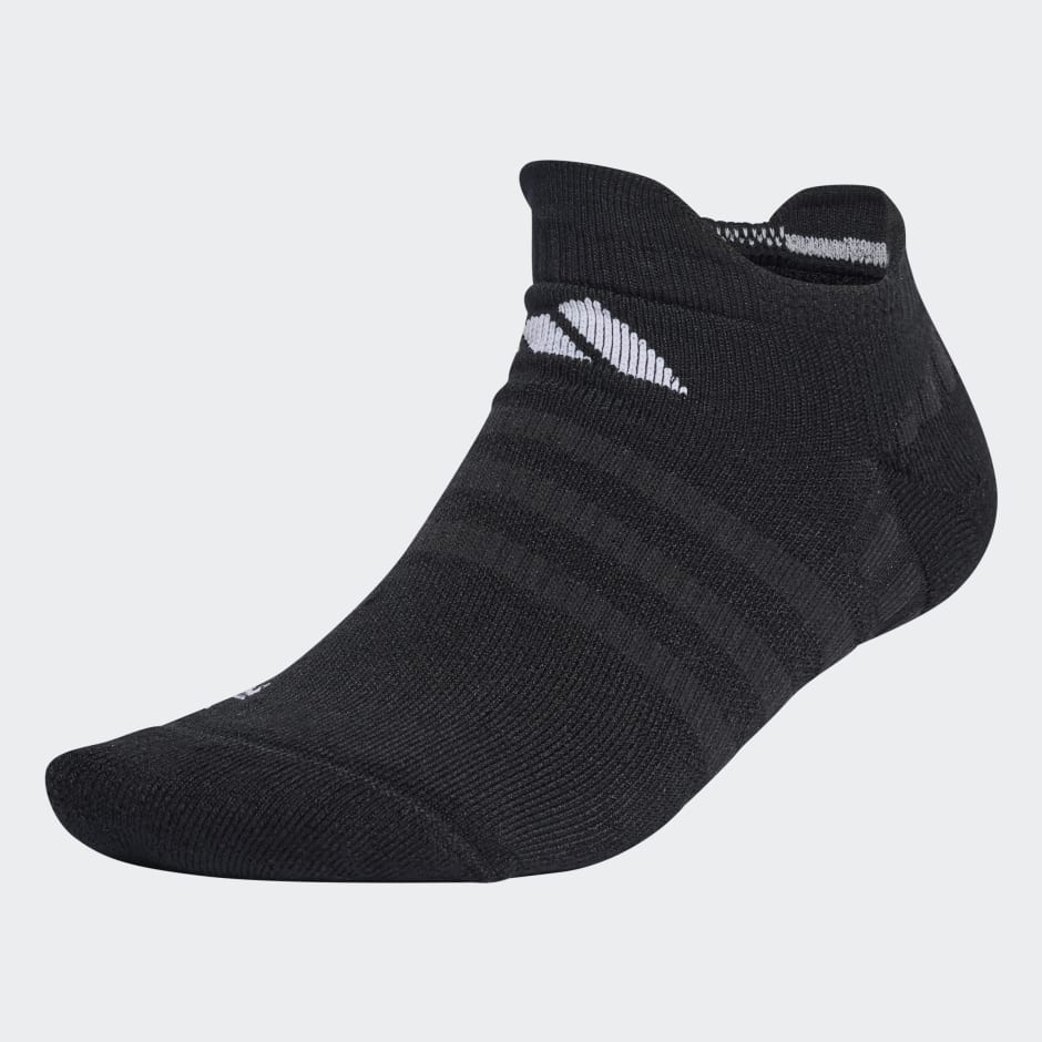 adidas, Tennis Low Cut Cushioned Socks, White/Black