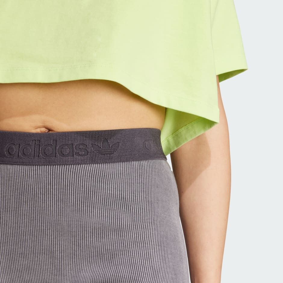 Essentials Rib 1/4 Washed Shorts