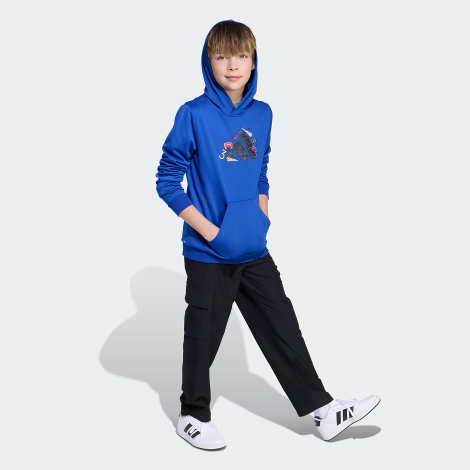 CLIMACOOL Camo Training Graphic Hoodie Kids