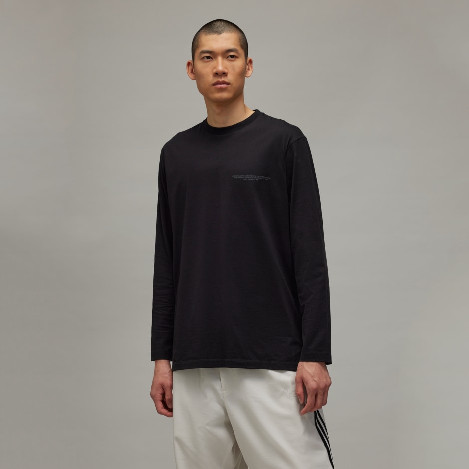 Y-3 Logo Long Sleeve Tee