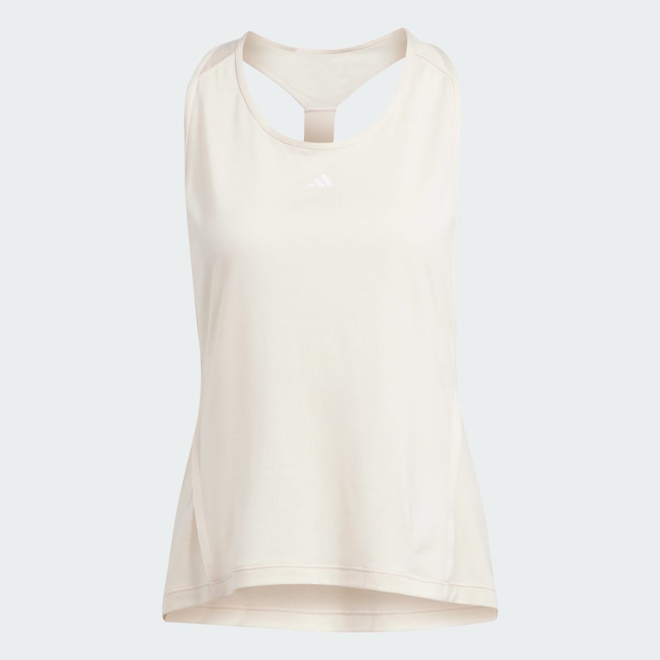 adidas Power AEROREADY Tank Top - Beige | adidas UAE