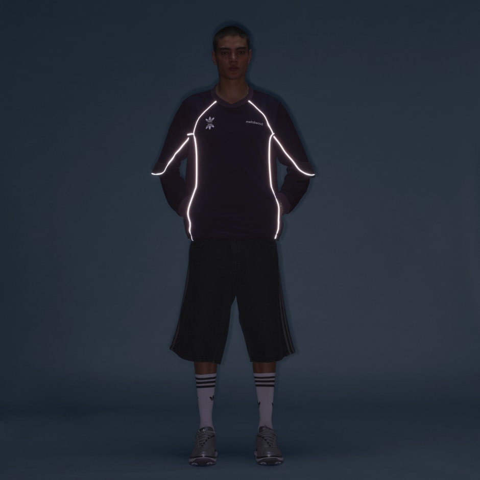 Bluză sport Originals X Metalwood cu guler rotund