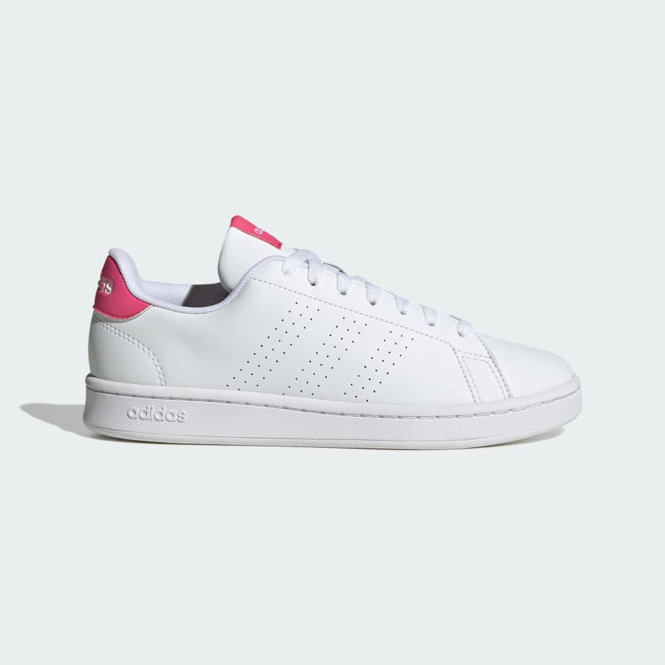 Adidas advantage store all white