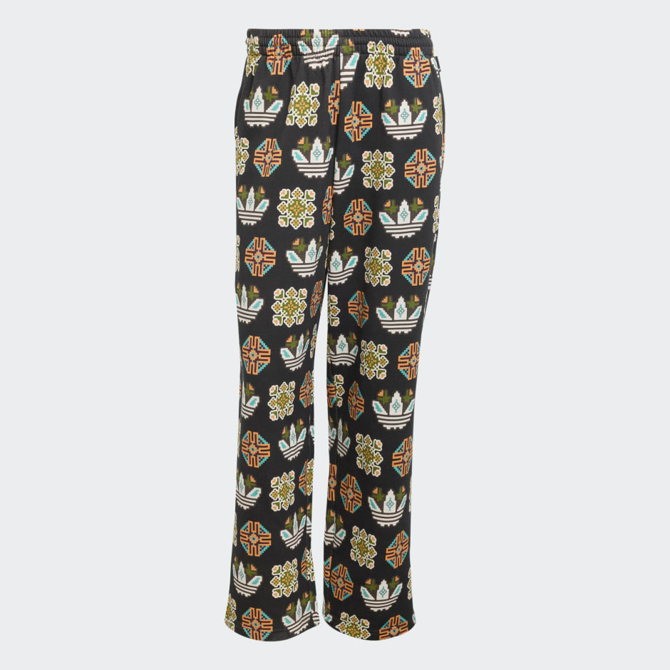 Tile Allover Print Loose Sweat Pants