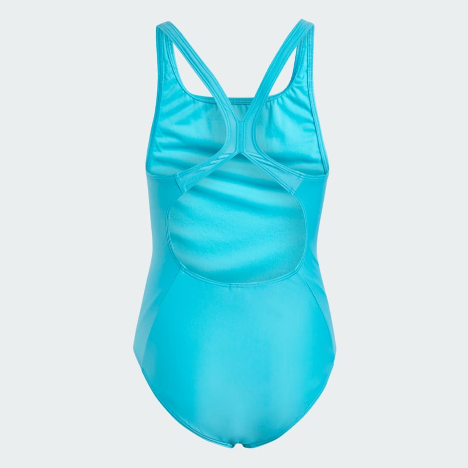 Costum de baie cu 3 dungi și spate în formă de C pentru copii