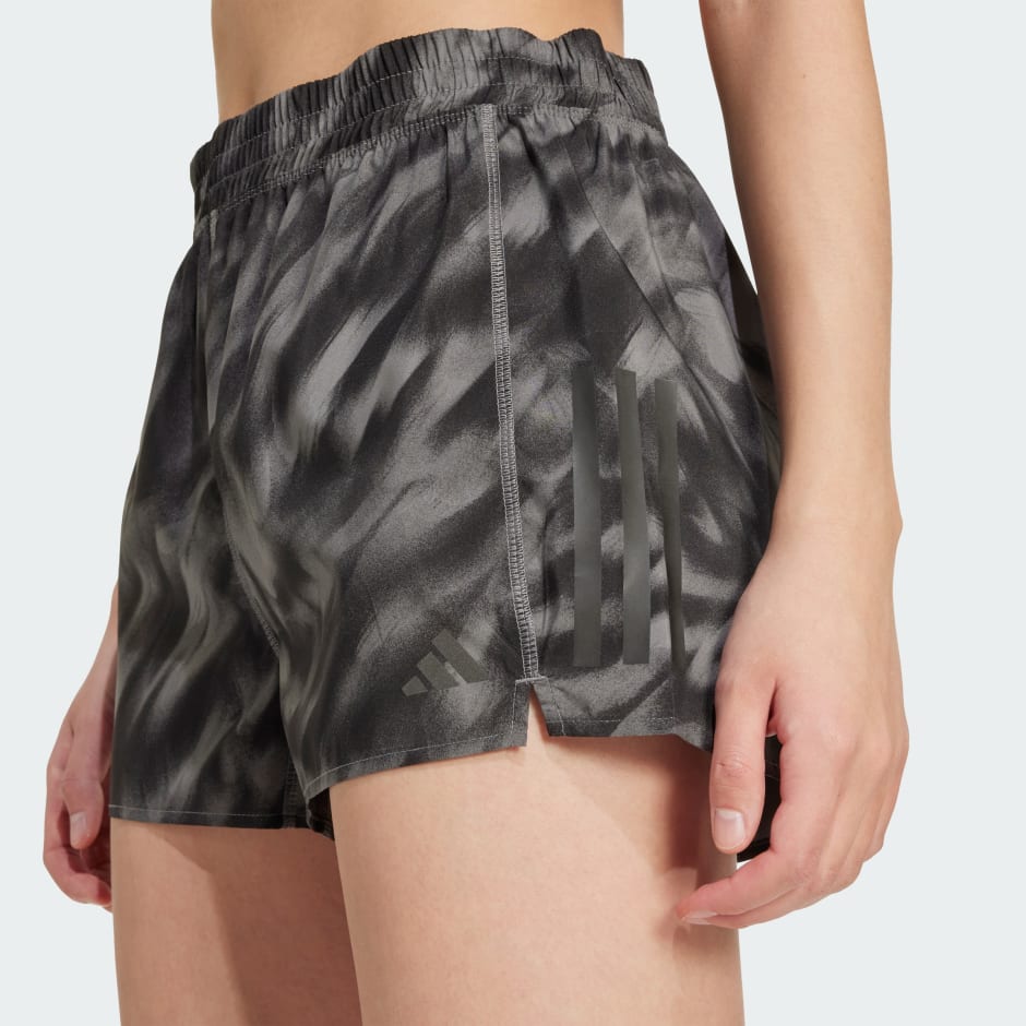 Own The Run Allover Print Shorts