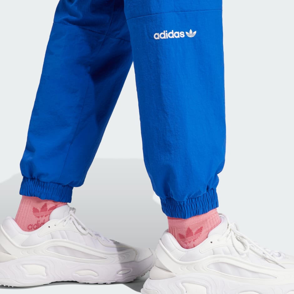 condado pozo invernadero adidas Retro Track Pants - Blue | adidas OM