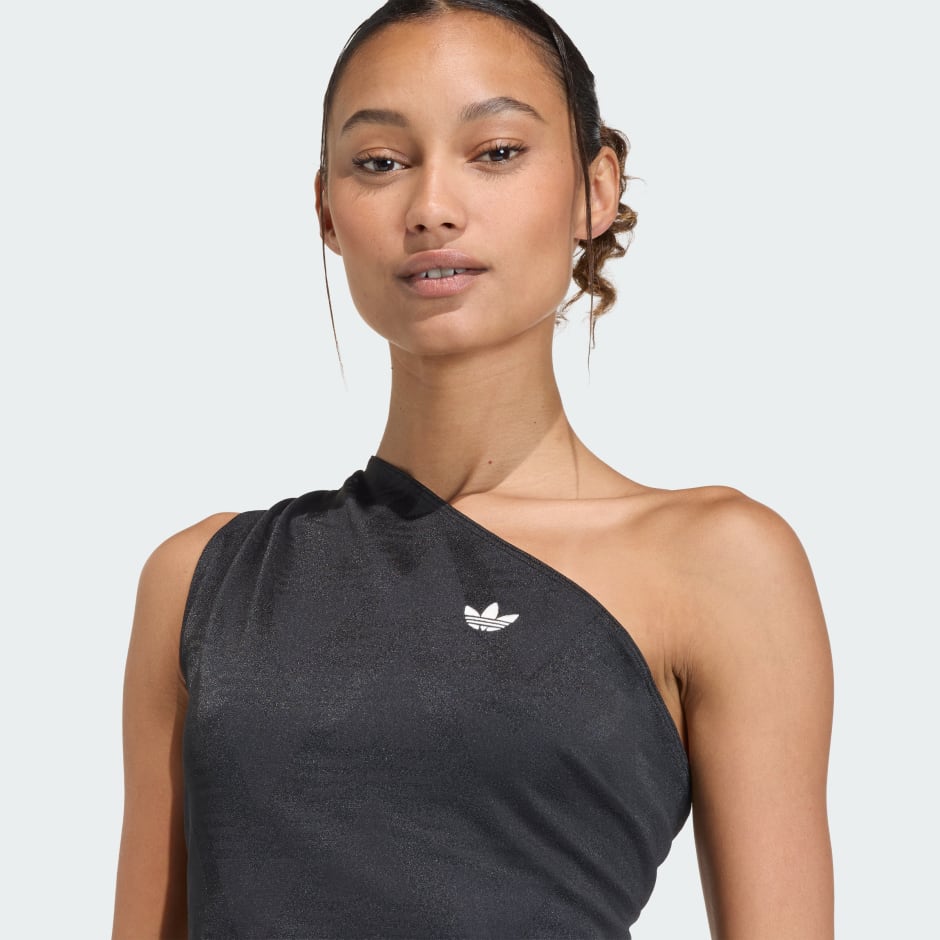 TOP CU ASPECT &Icirc;NCREȚIT ȘI UN UMĂR GOL