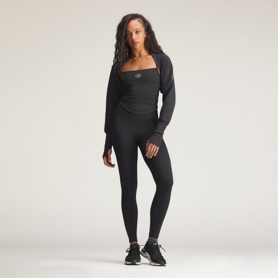 Bluză sport mulată adidas by Stella McCartney Studio