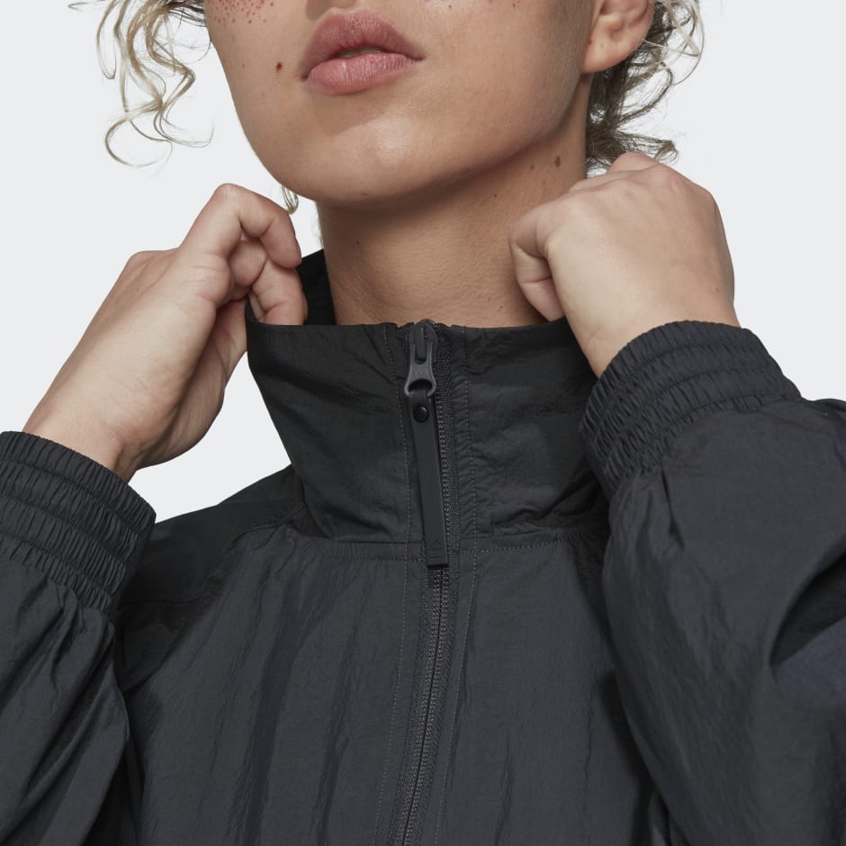 Woven Track Top