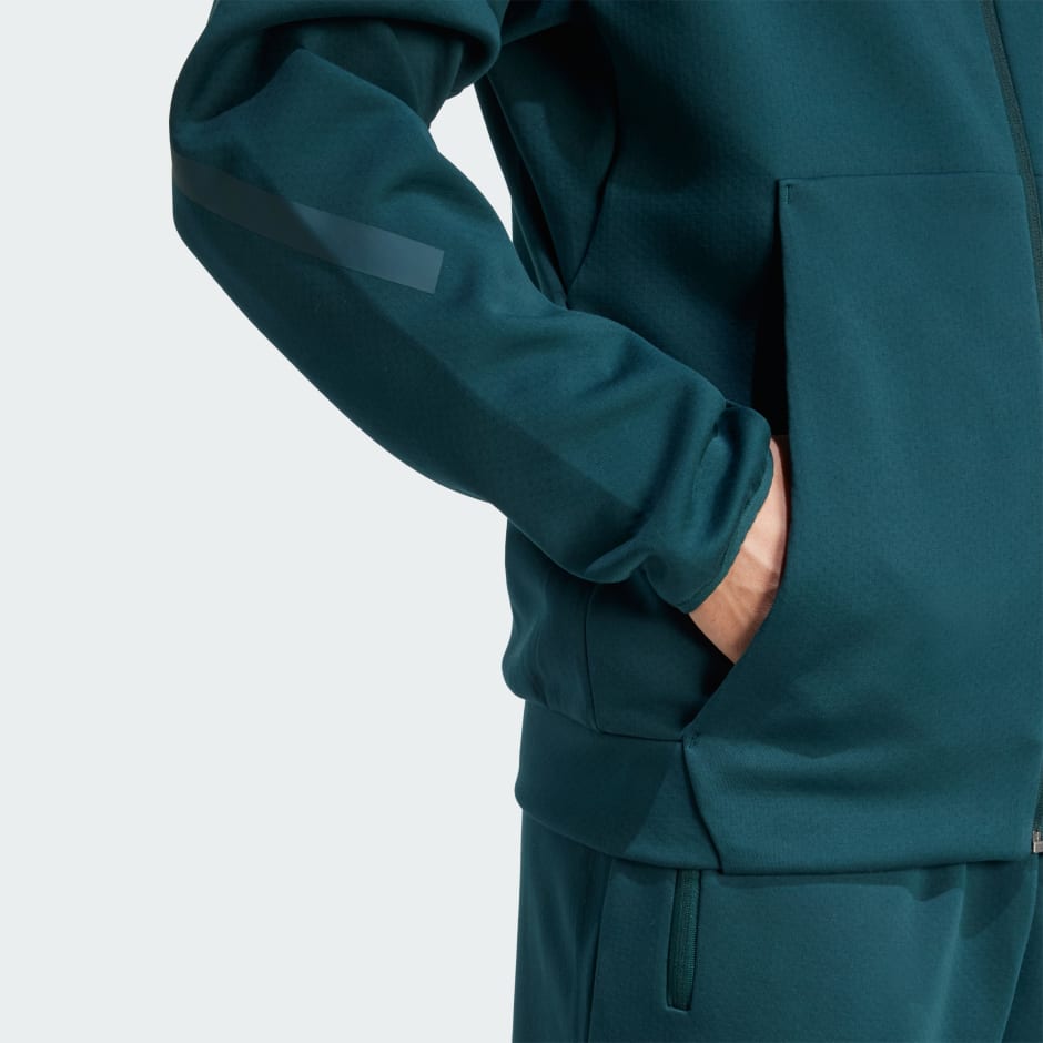 Nouvelle veste de survêtement à capuche entièrement zippée Z.N.E.
