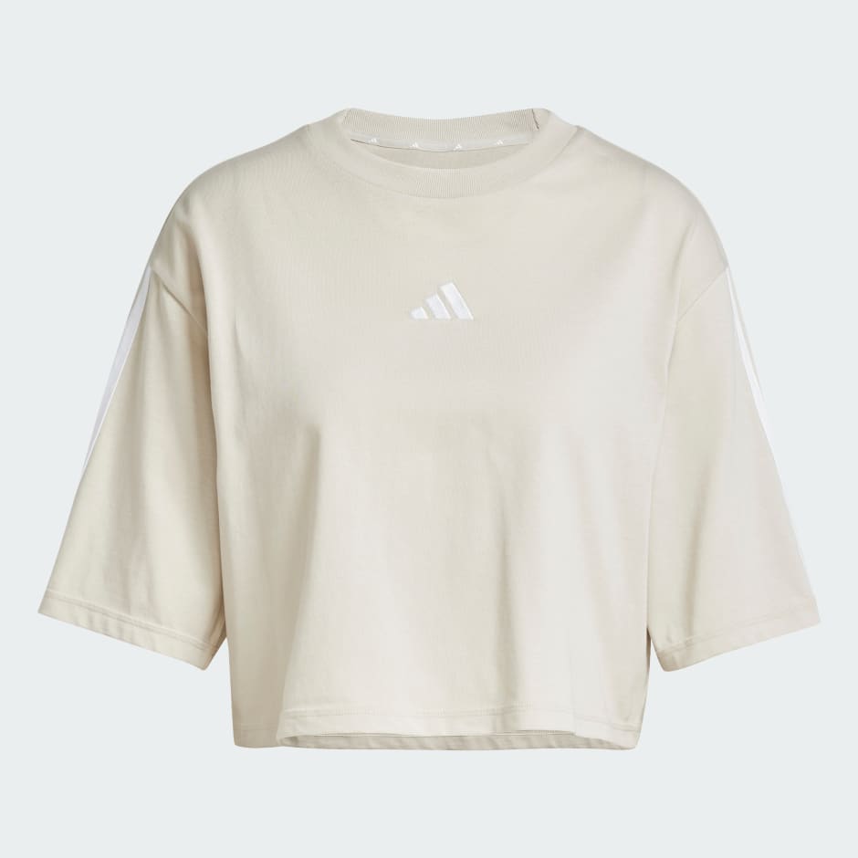 Essentials 3-Stripes Cotton Loose Tee