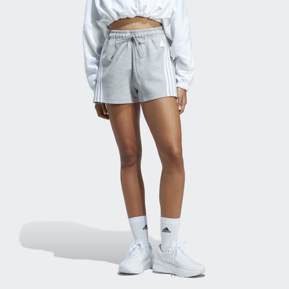 adidas Future Icons 3-Stripes Shorts - Grey | adidas IL