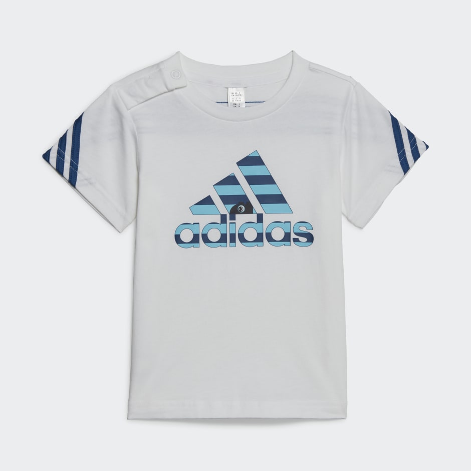 Kids Clothing - adidas x Classic LEGO® Tee and Pant Set White | Saudi Arabia