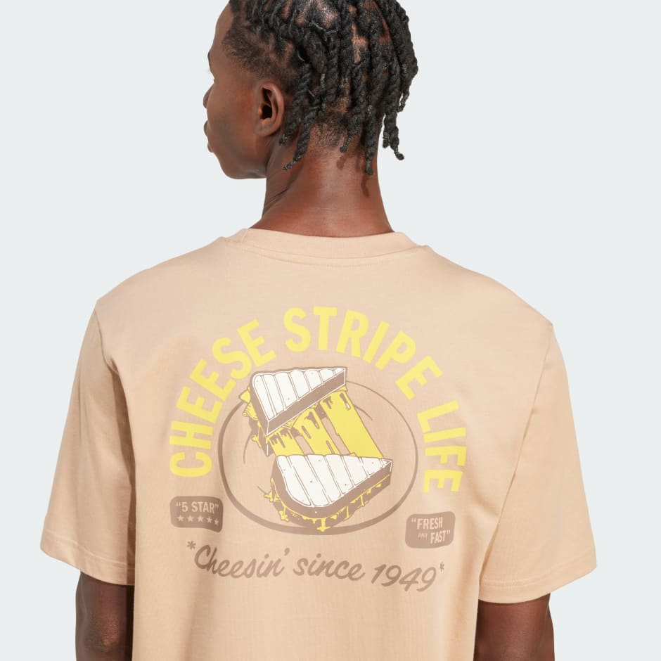 Clothing - Food Grilled Cheese Graphic Tee - Brown | adidas Oman