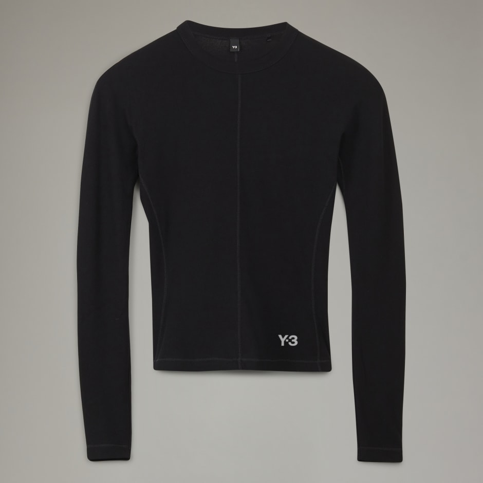 Y-3 Fitted Long Sleeve Tee