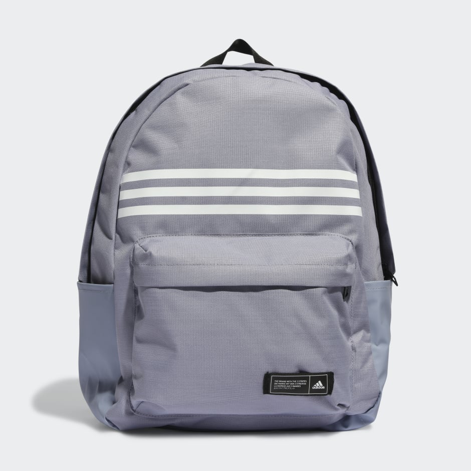 adidas Classic 3-Stripes Horizontal Backpack - Purple | adidas IL