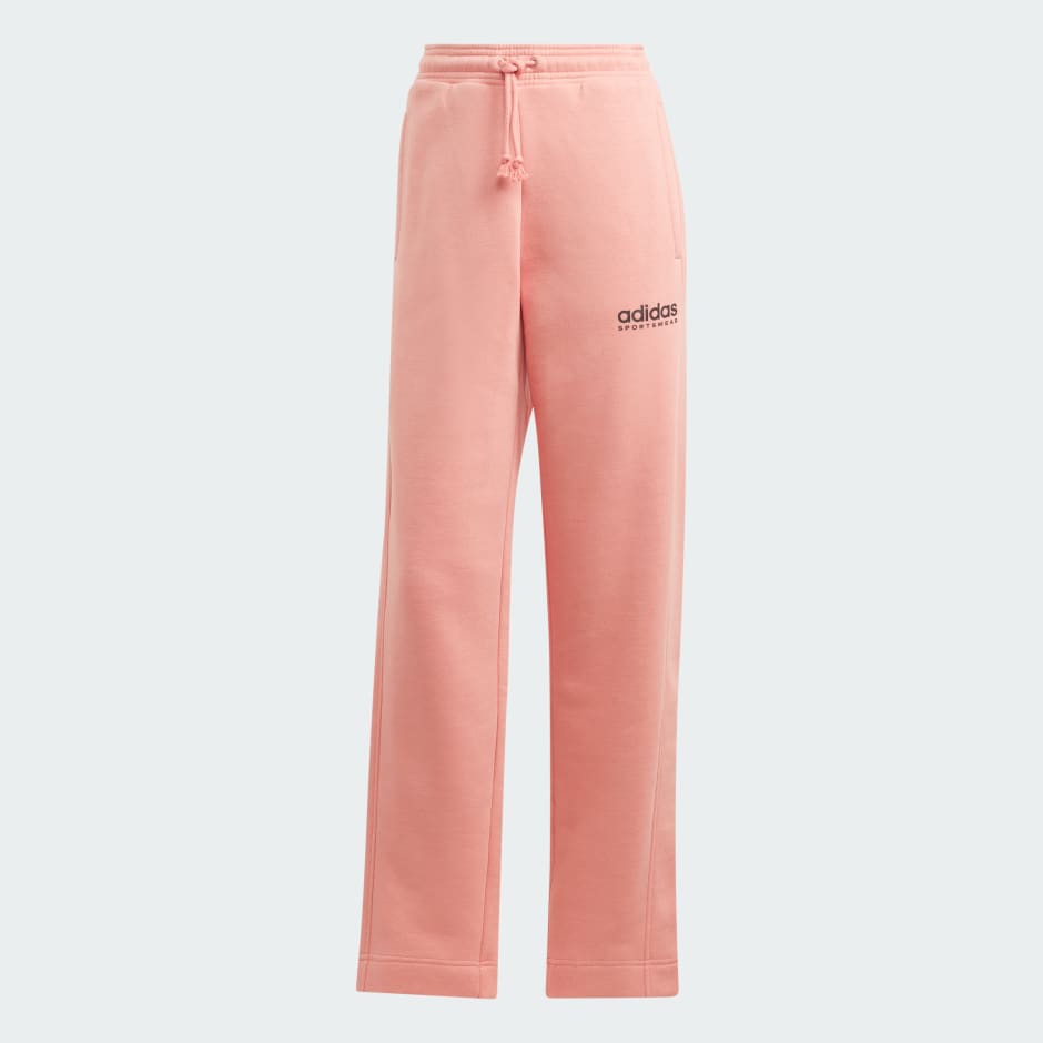 adidas ALL SZN Fleece Wide Pants - Pink | adidas Canada