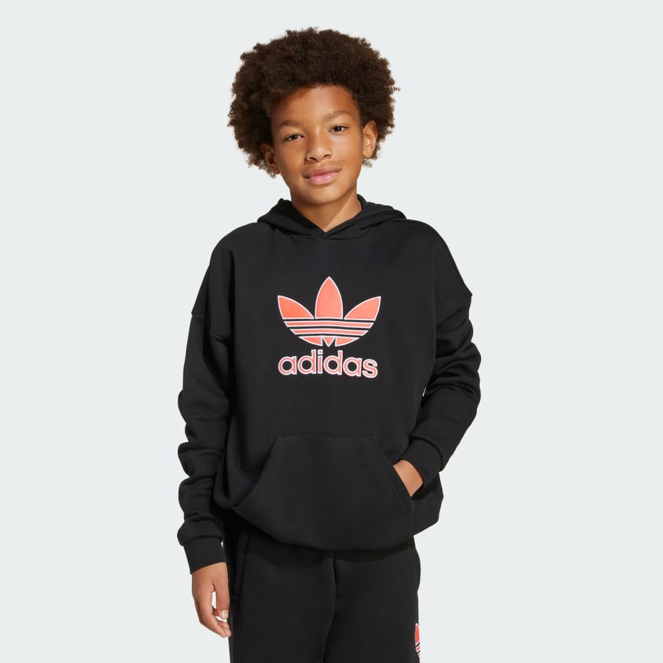 Sweat-shirt &agrave; capuche grand logo Oversized Enfants