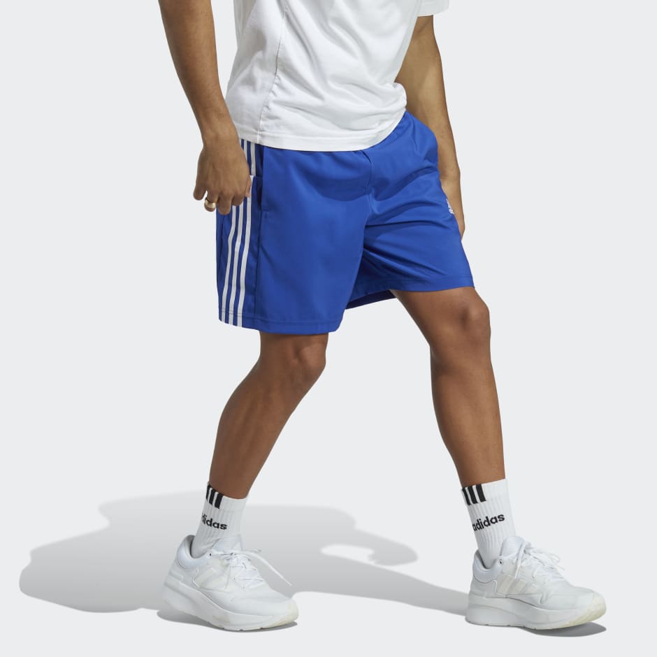 Adidas Aeroready Essentials Chelsea 3 Stripes Shorts Blue Adidas Tz 1586