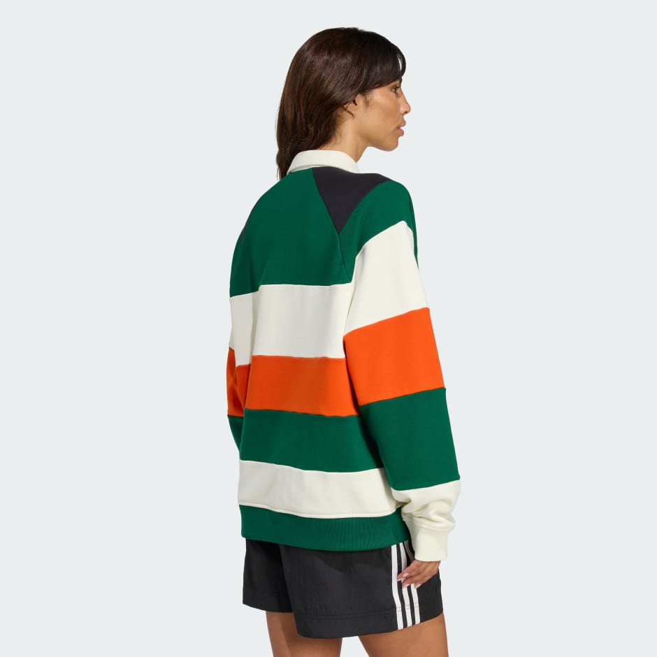 ADIDAS ORIGINALS R3COD ATHL DEPT NCAA UNIVERSITY OF MIAMI GRAPHIC LONGLSEEVE CREW