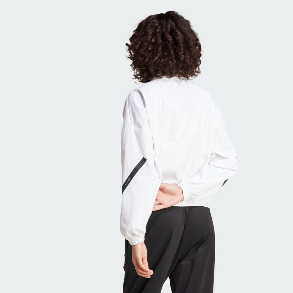 adidas Z.N.E. Woven Full-Zip Track Top - White | adidas Hong