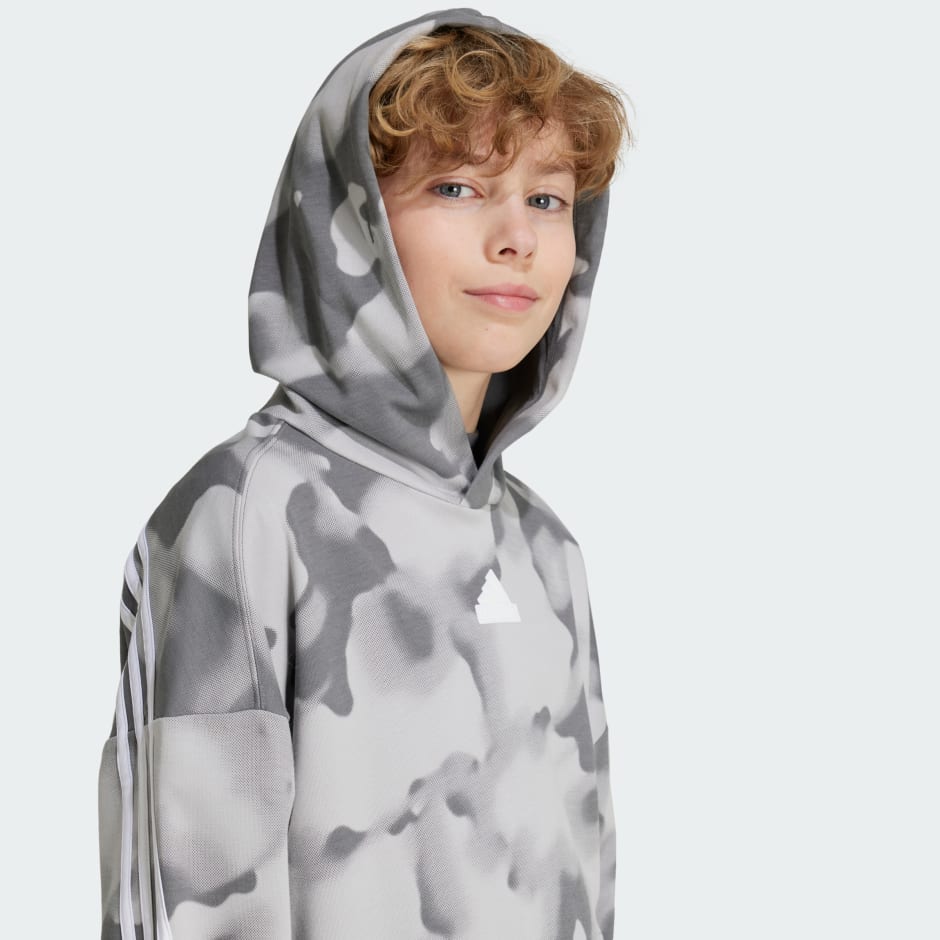 Sweat-shirt à capuche imprimé camo Future Icons Enfants