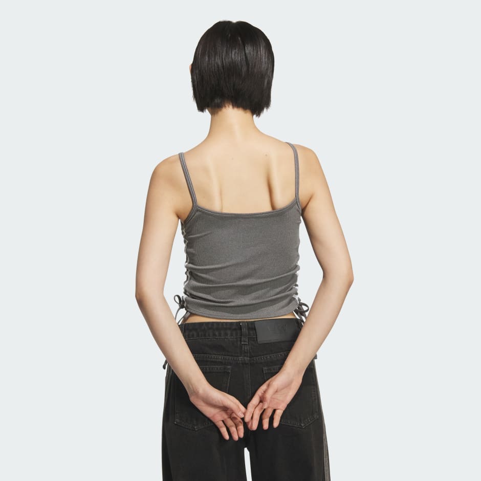 3-Stripes Drawstring Padded Tank Top