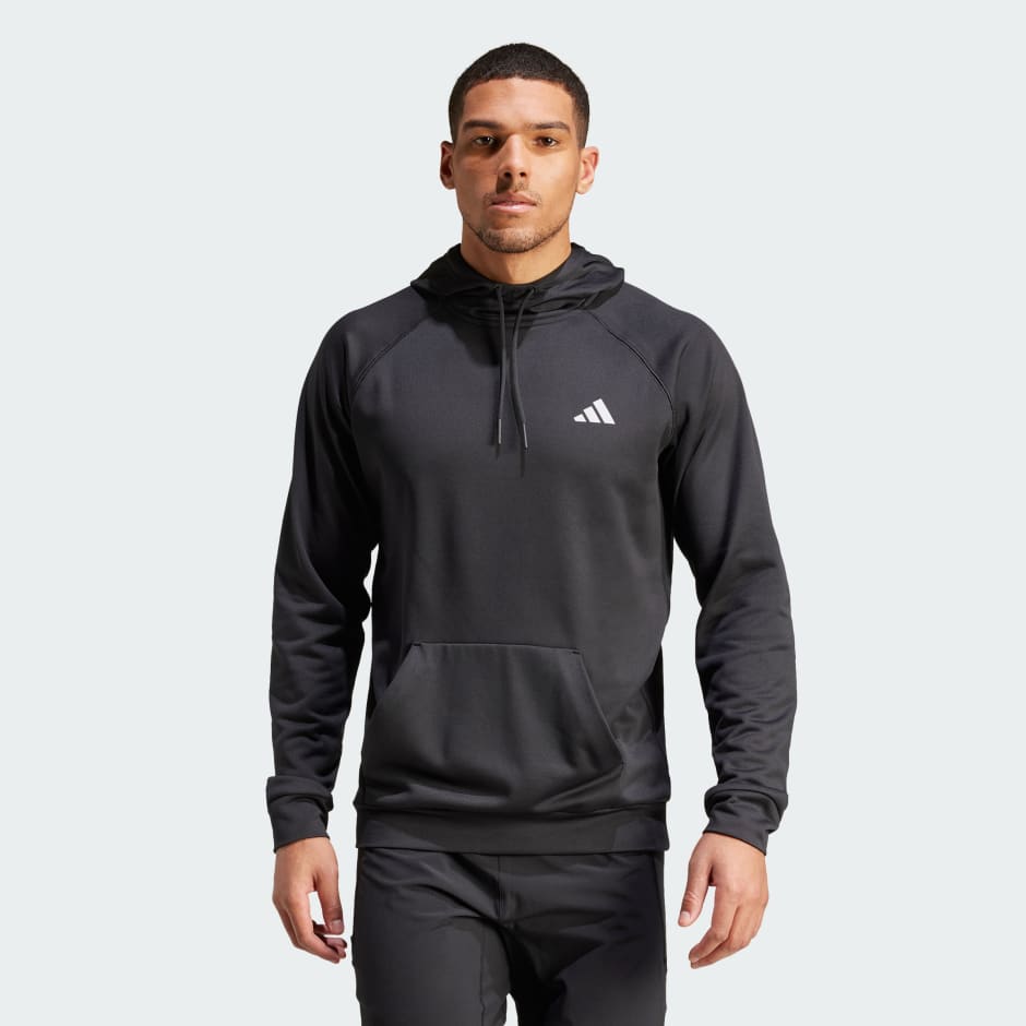 Game and Go Training Small Logo 3-Stripes Hoodie