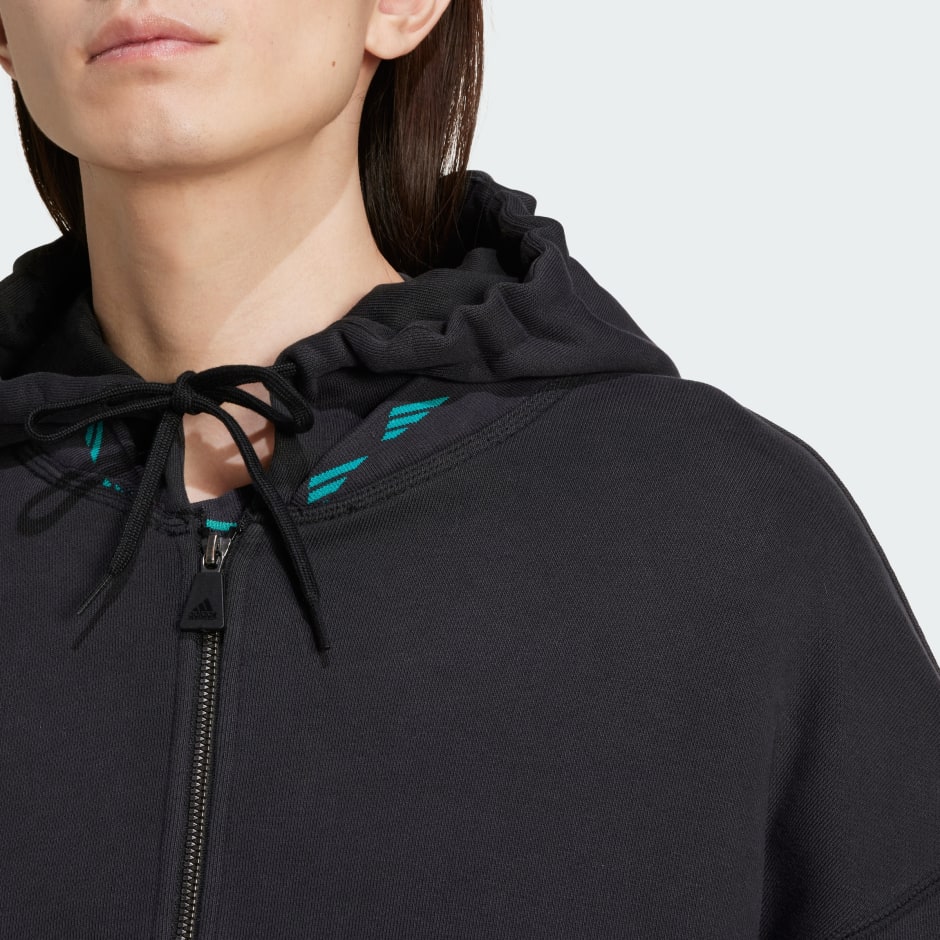 Majica od flisa s kapuljačom i patentnim zatvaračem po cijeloj duljini  EQT