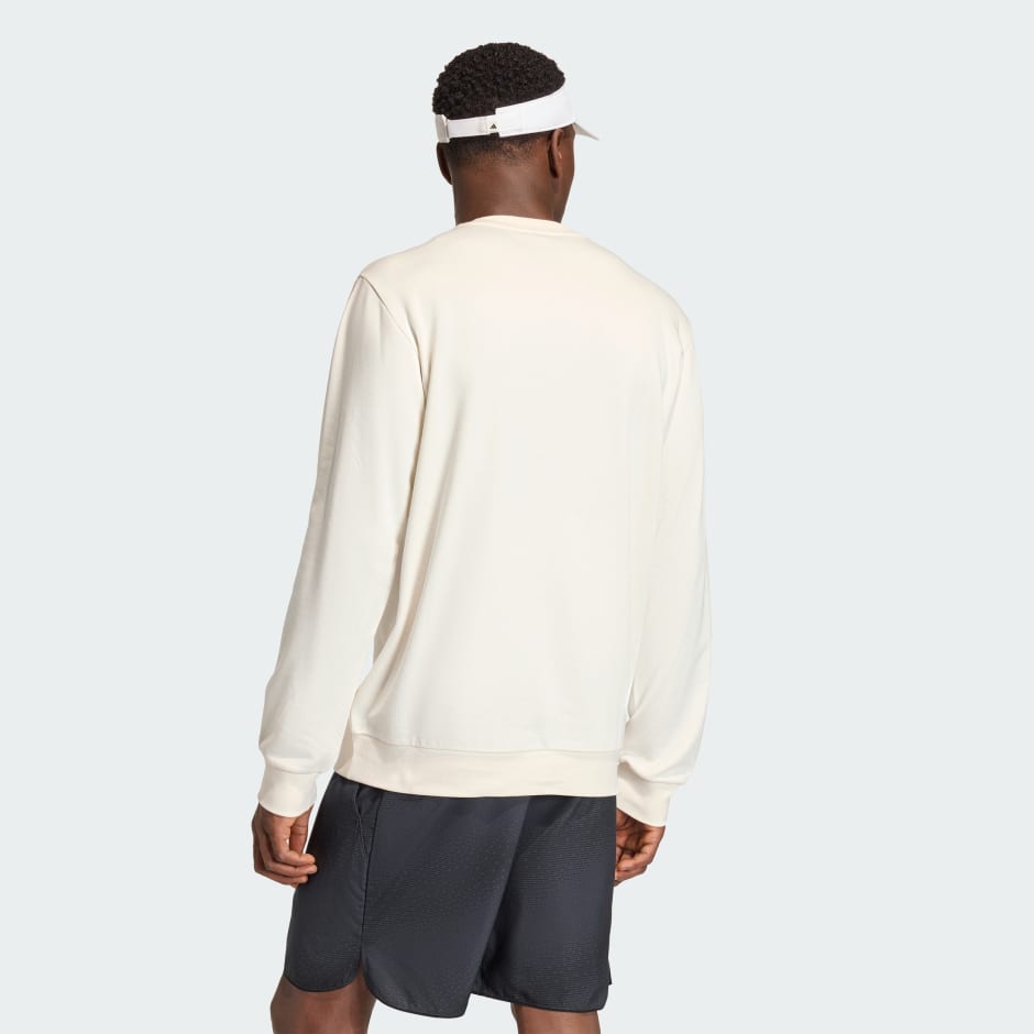 Bluză sport cu guler rotund și motiv grafic Heritage adidas