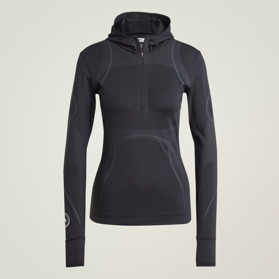 Majica dugih rukava adidas by Stella McCartney TruePace Cold.Rdy 1/2 Zip Running