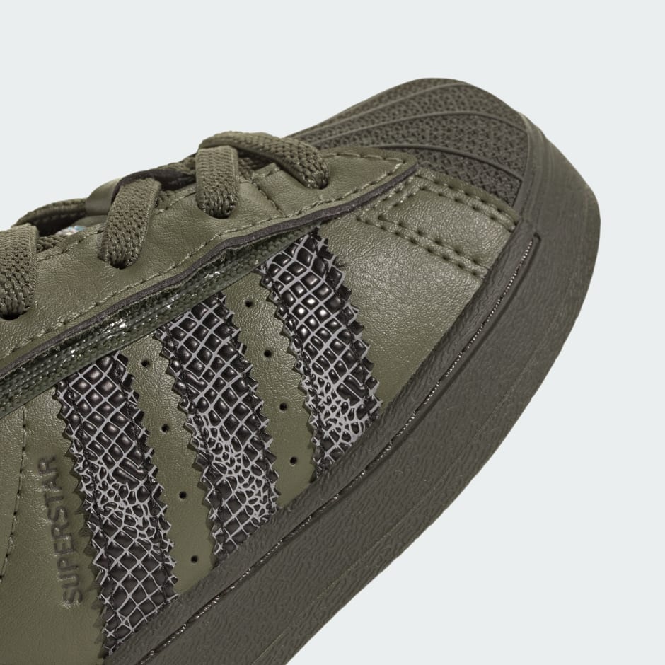 TENIS ADIDAS ORIGINALS SUPERSTAR CON LUCES LED CIERRE C&Oacute;MODO Y CORDONES EL&Aacute;STICOS