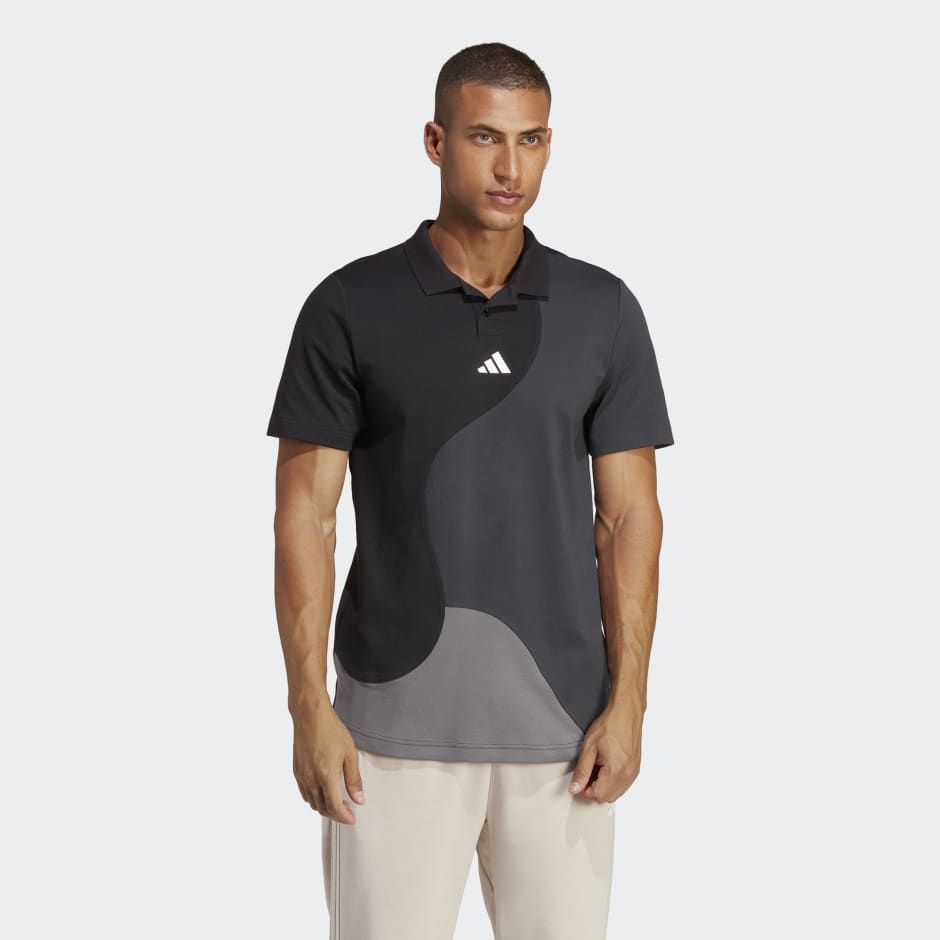 Clubhouse Premium Classic Tennis Colorblock Polo Shirt