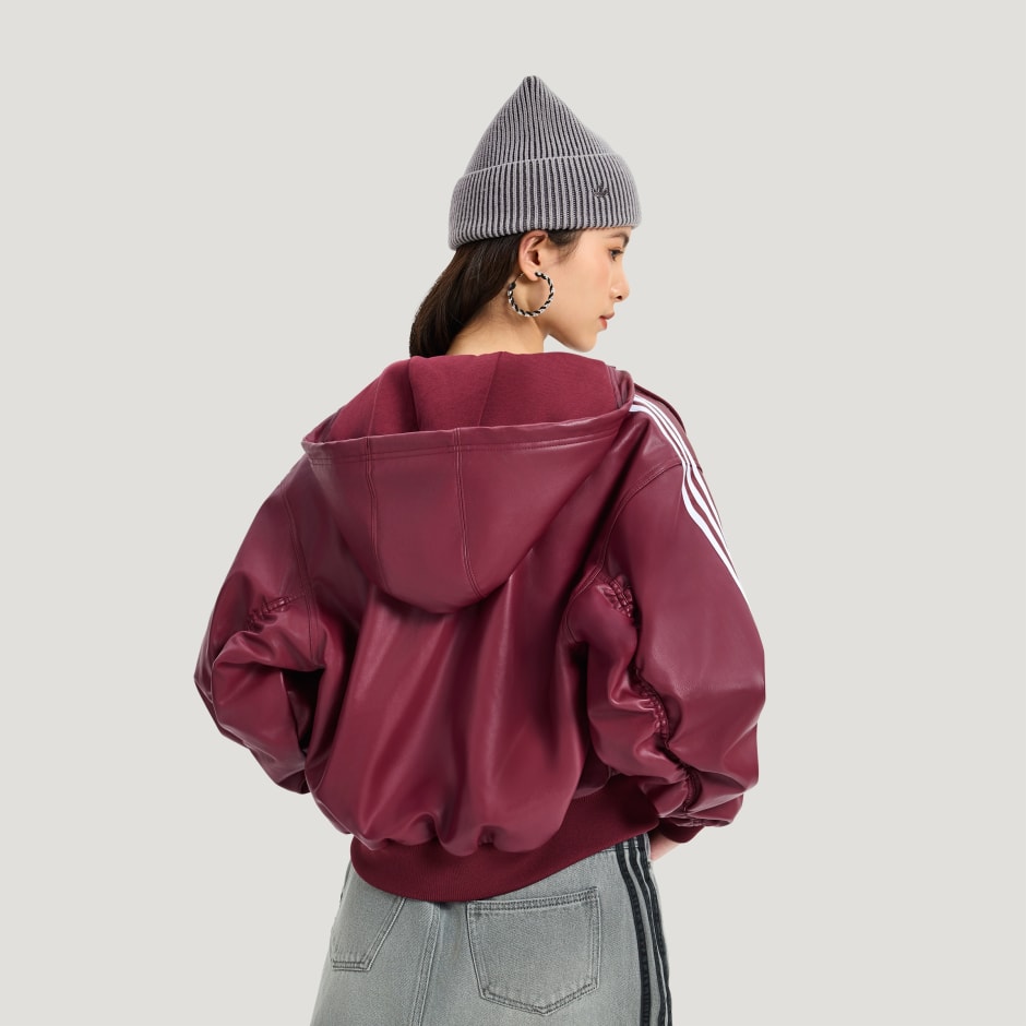 W PLEATHER JACKET PAD