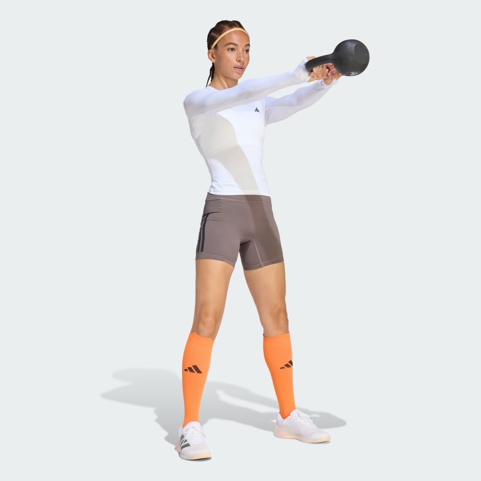 Power Essentials Workout Contour Long Sleeve Top