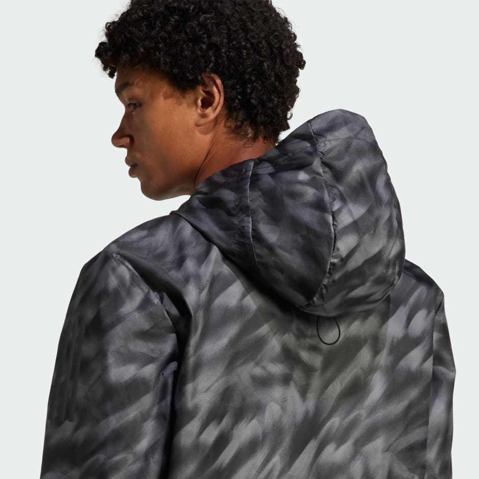 Own The Run Allover Print Jacket