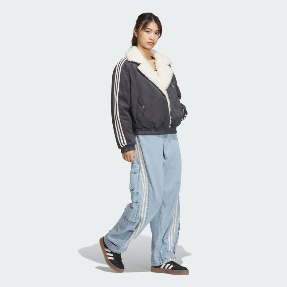 Retro Remix Padded Jacket - Grey | adidas Hong Kong