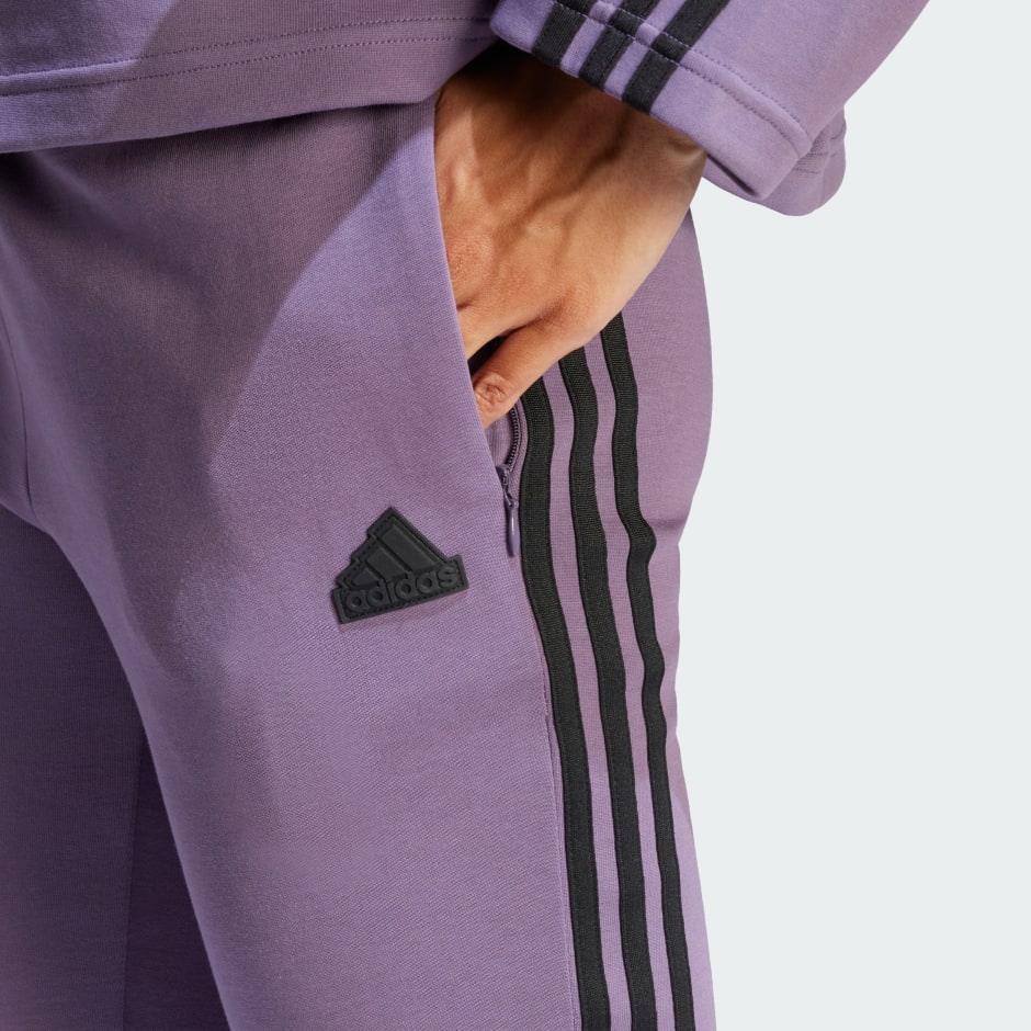 adidas Adicolor Contempo Chunky Stripes Track Pants - Purple | adidas  Belgium